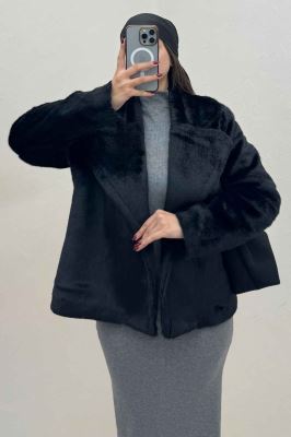 کت پوست آستردار مدل کارمین