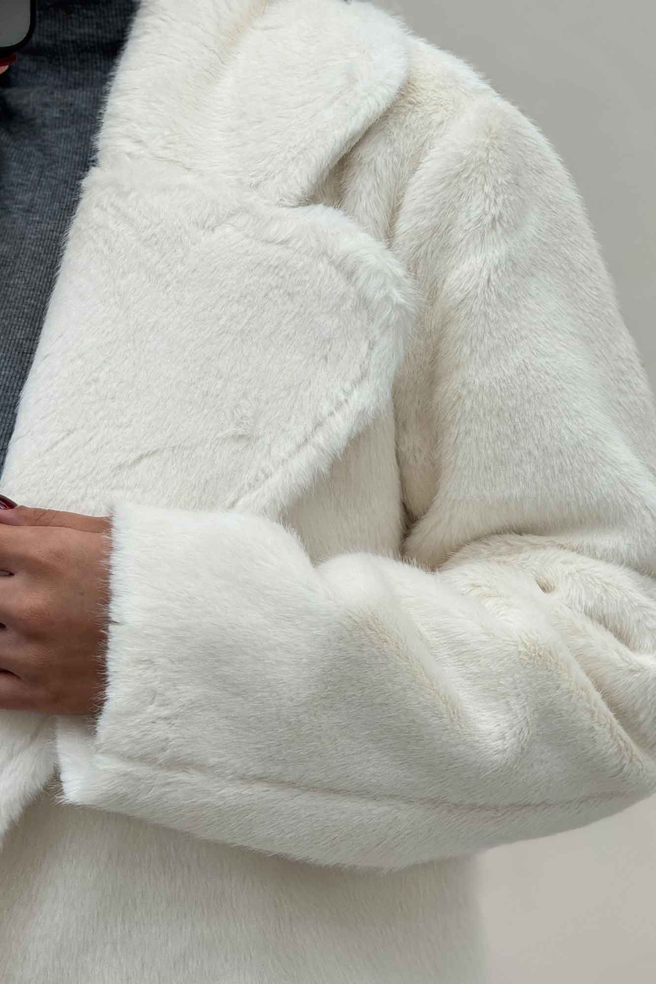 کت پوست آستردار مدل کارمین