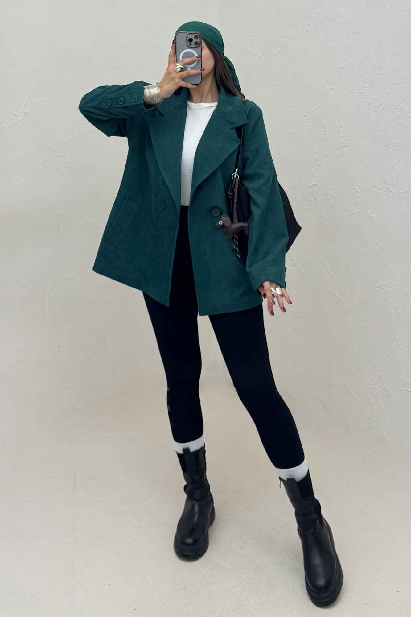 کت کبریتی آستردار دو دکمه