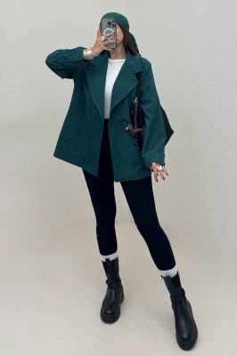 کت کبریتی آستردار دو دکمه