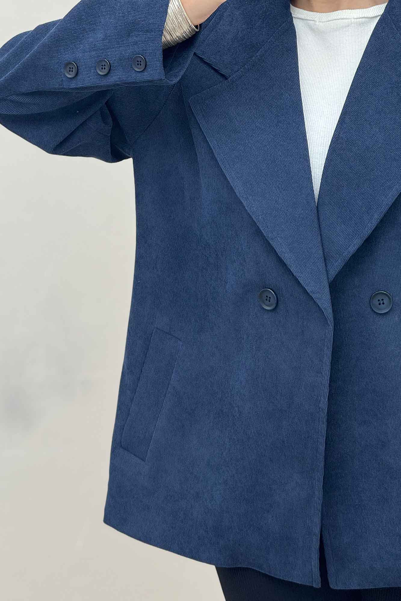 کت کبریتی آستردار دو دکمه