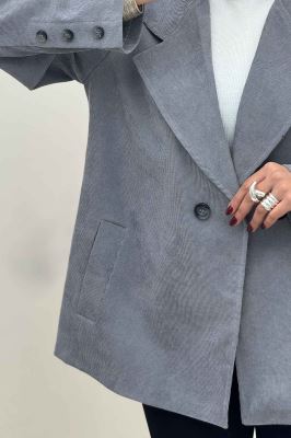 کت کبریتی آستردار دو دکمه