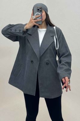 کت کبریتی آستردار دو دکمه