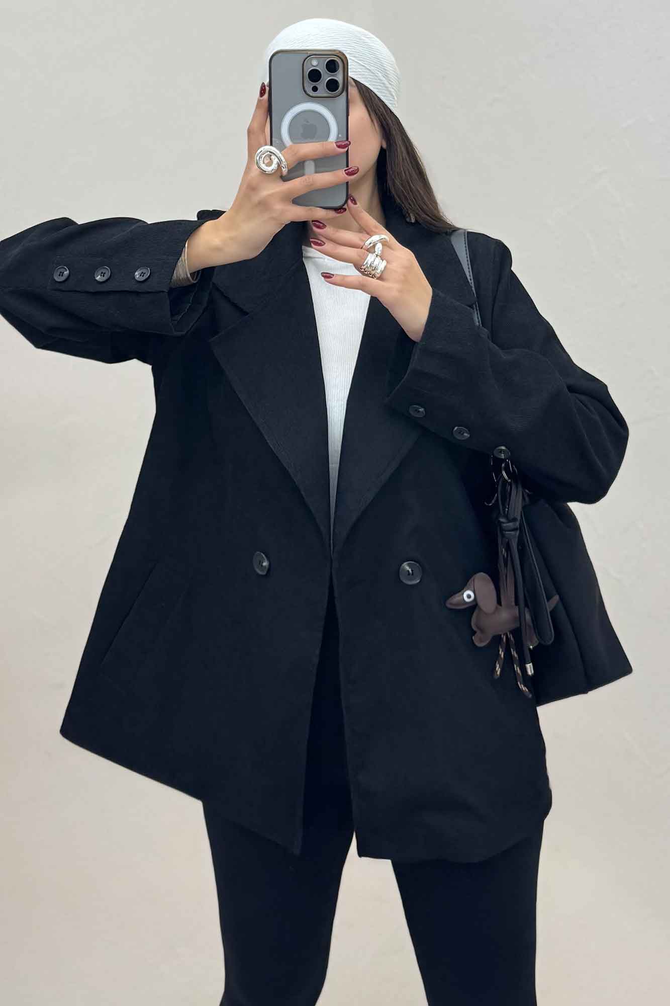 کت کبریتی آستردار دو دکمه