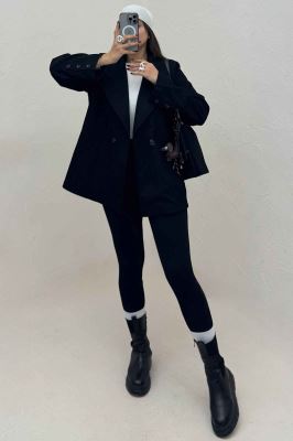 کت کبریتی آستردار دو دکمه