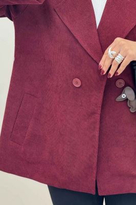 کت کبریتی آستردار دو دکمه