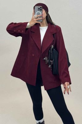 کت کبریتی آستردار دو دکمه