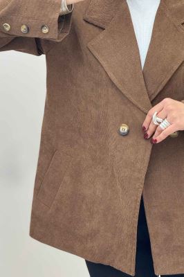 کت کبریتی آستردار دو دکمه