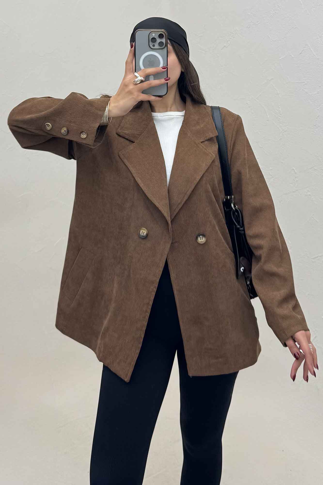 کت کبریتی آستردار دو دکمه