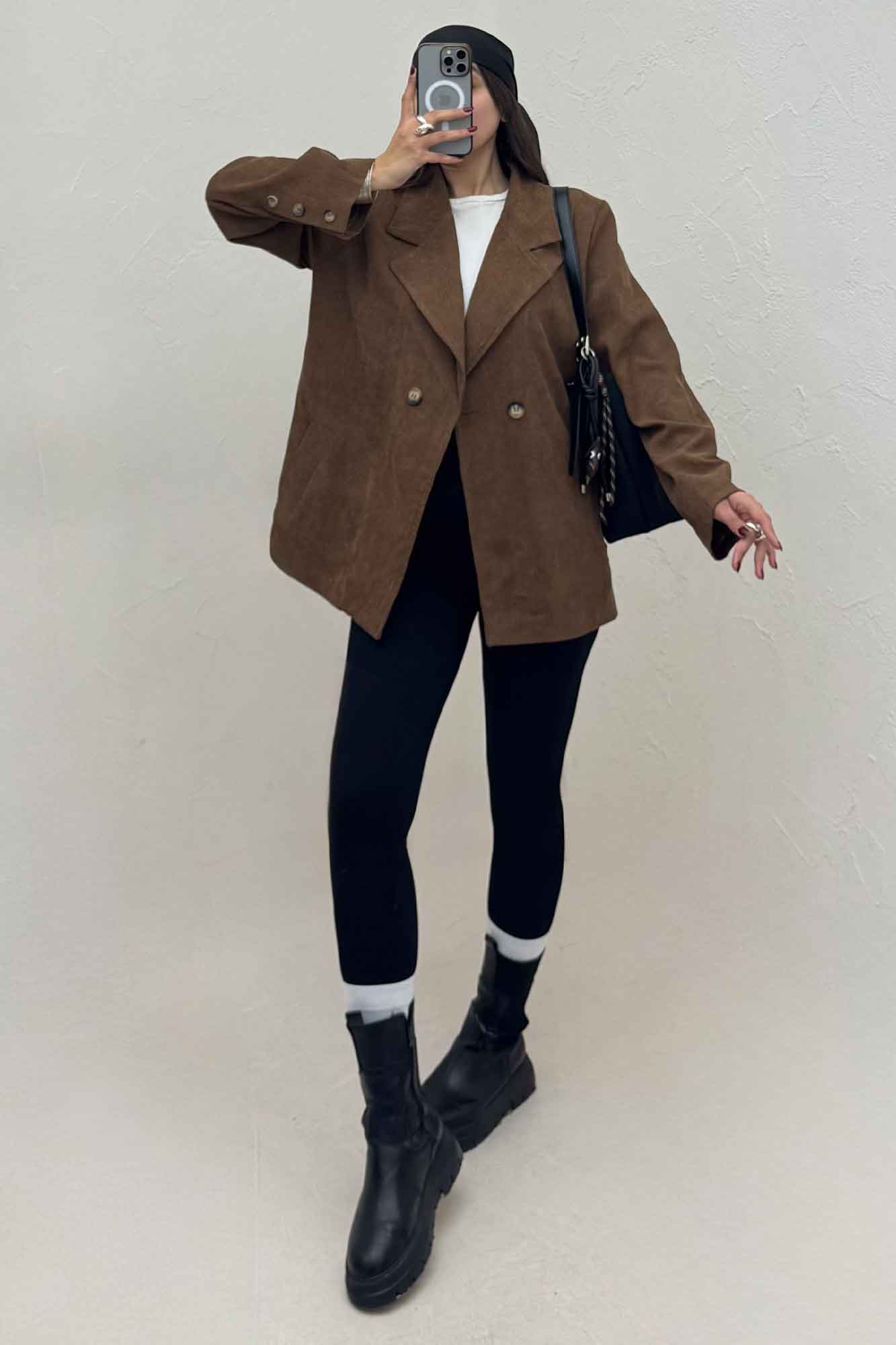 کت کبریتی آستردار دو دکمه