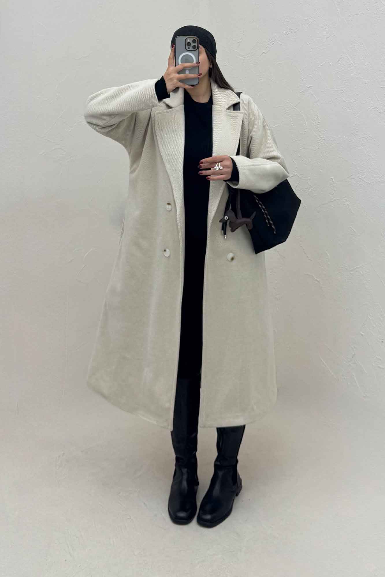 پالتو فوتر کجراه آستردار VERDA