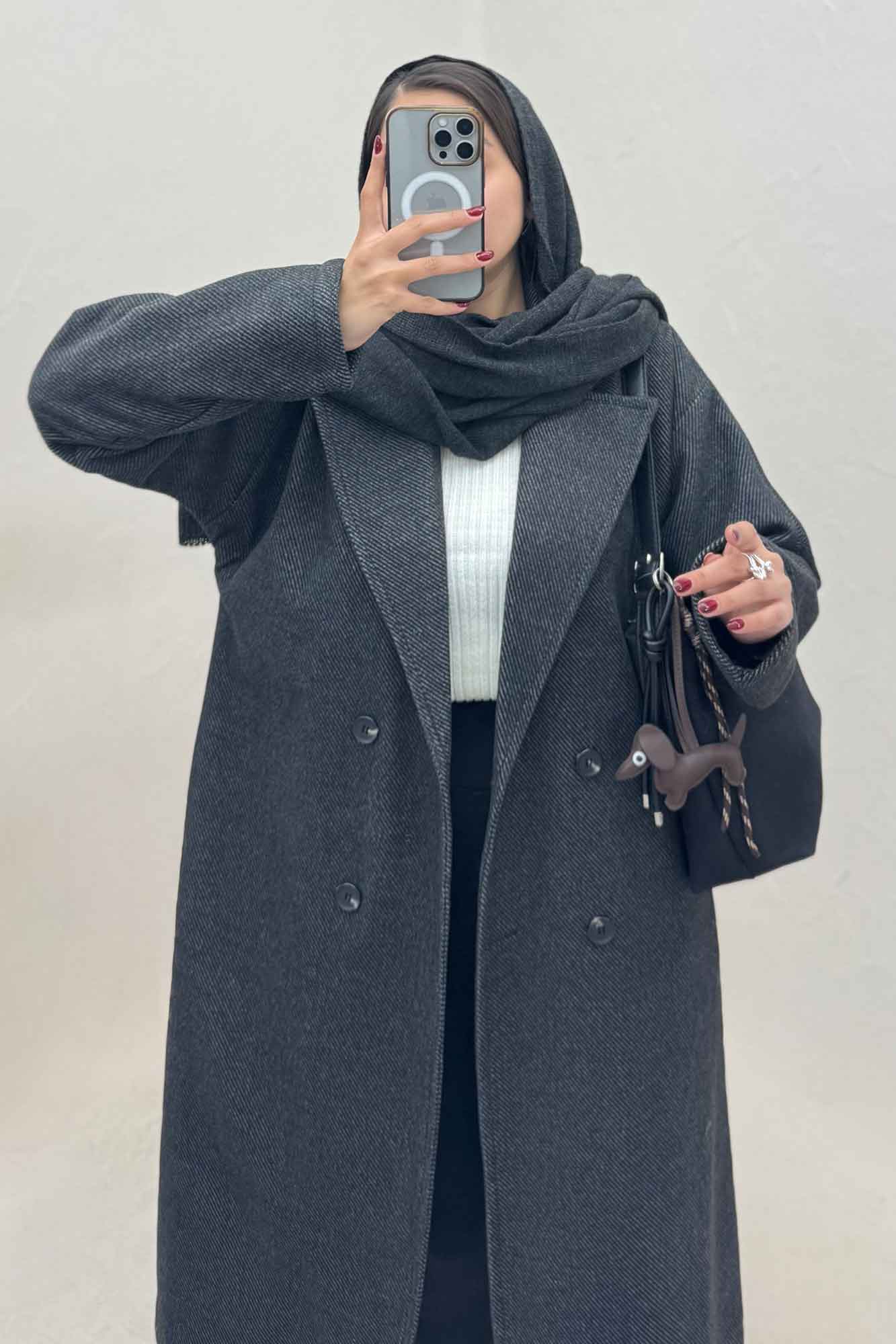 پالتو فوتر کجراه آستردار VERDA