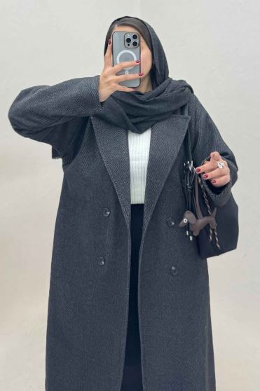 پالتو فوتر کجراه آستردار VERDA