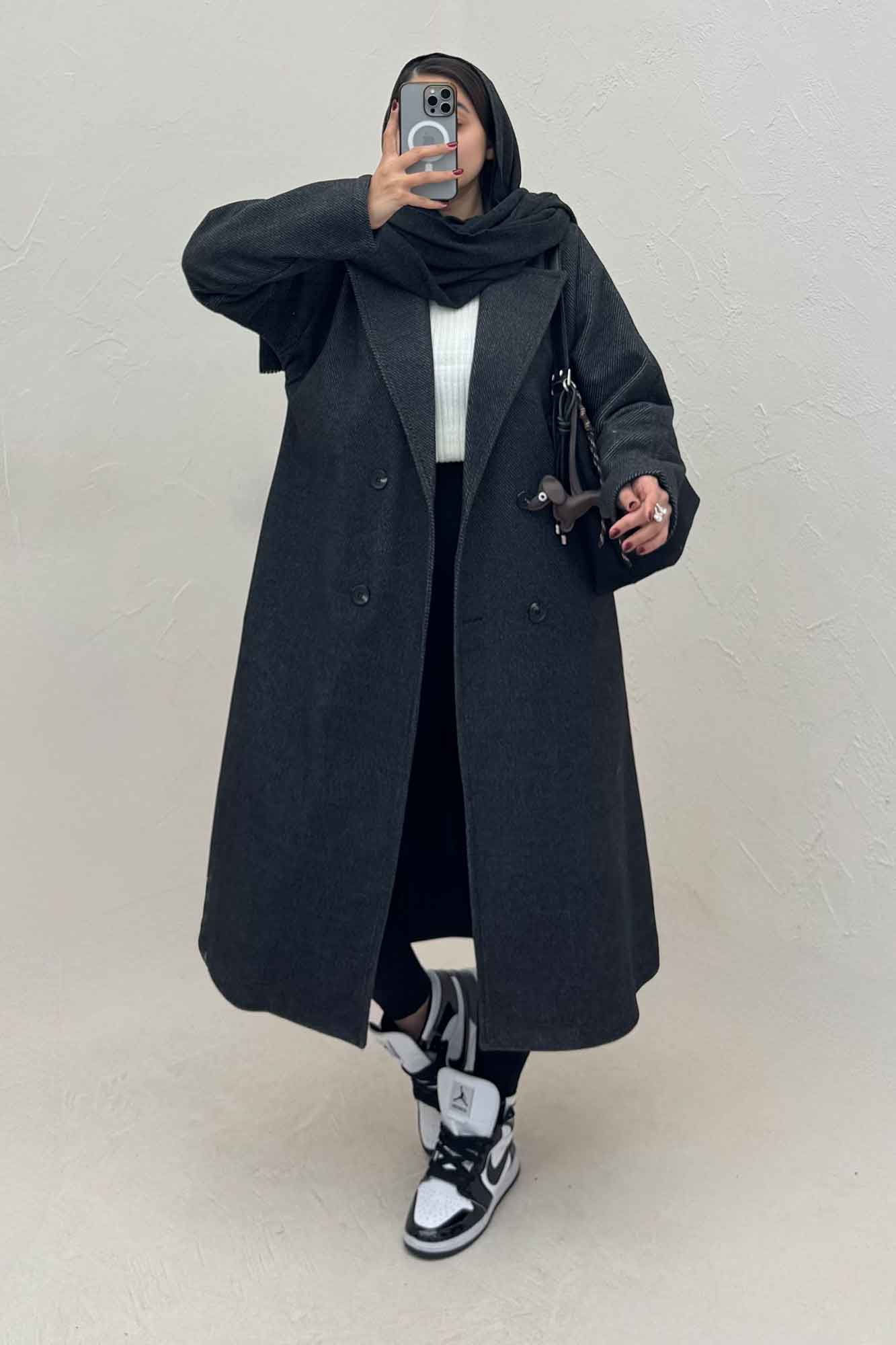 پالتو فوتر کجراه آستردار VERDA