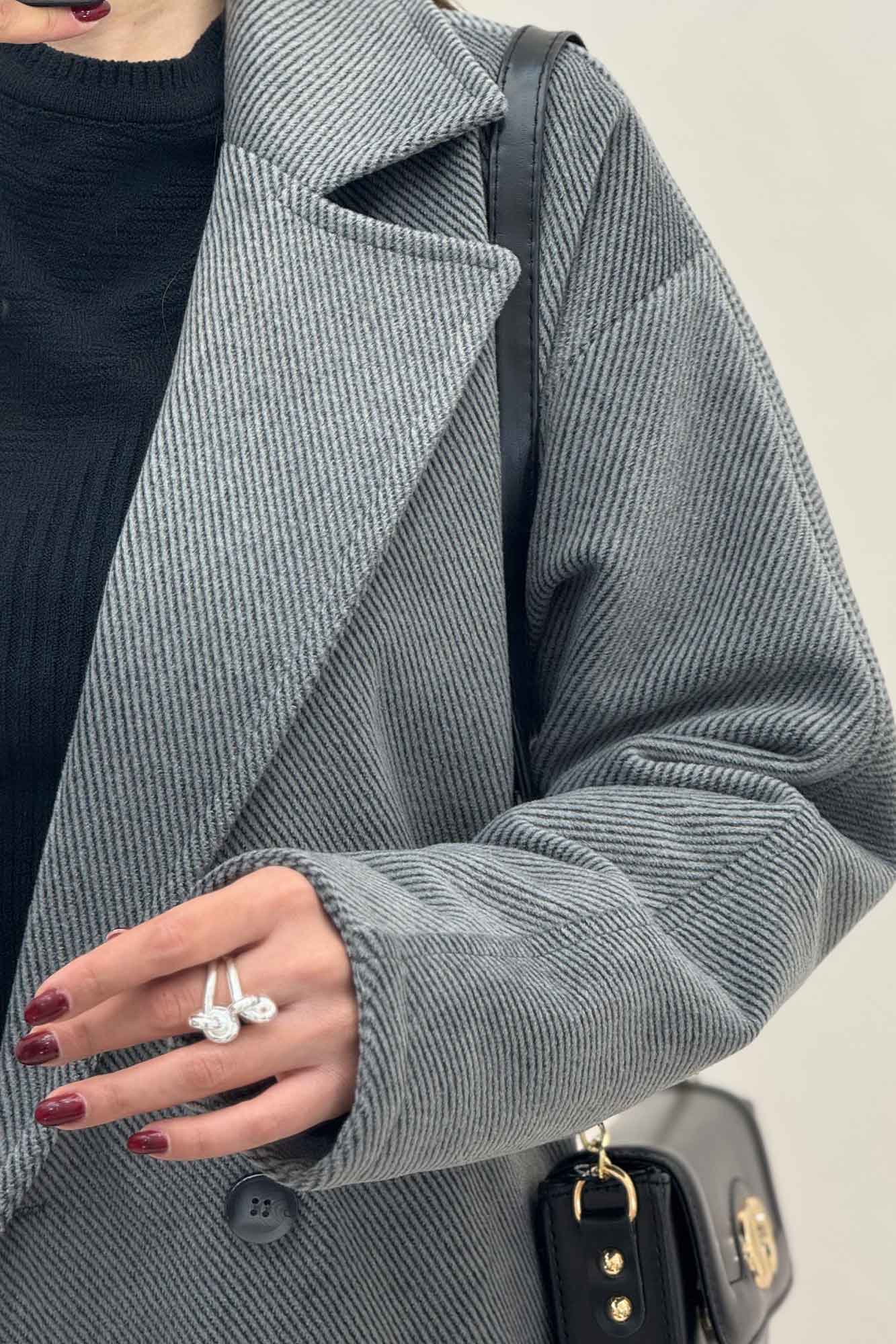 پالتو فوتر کجراه آستردار VERDA