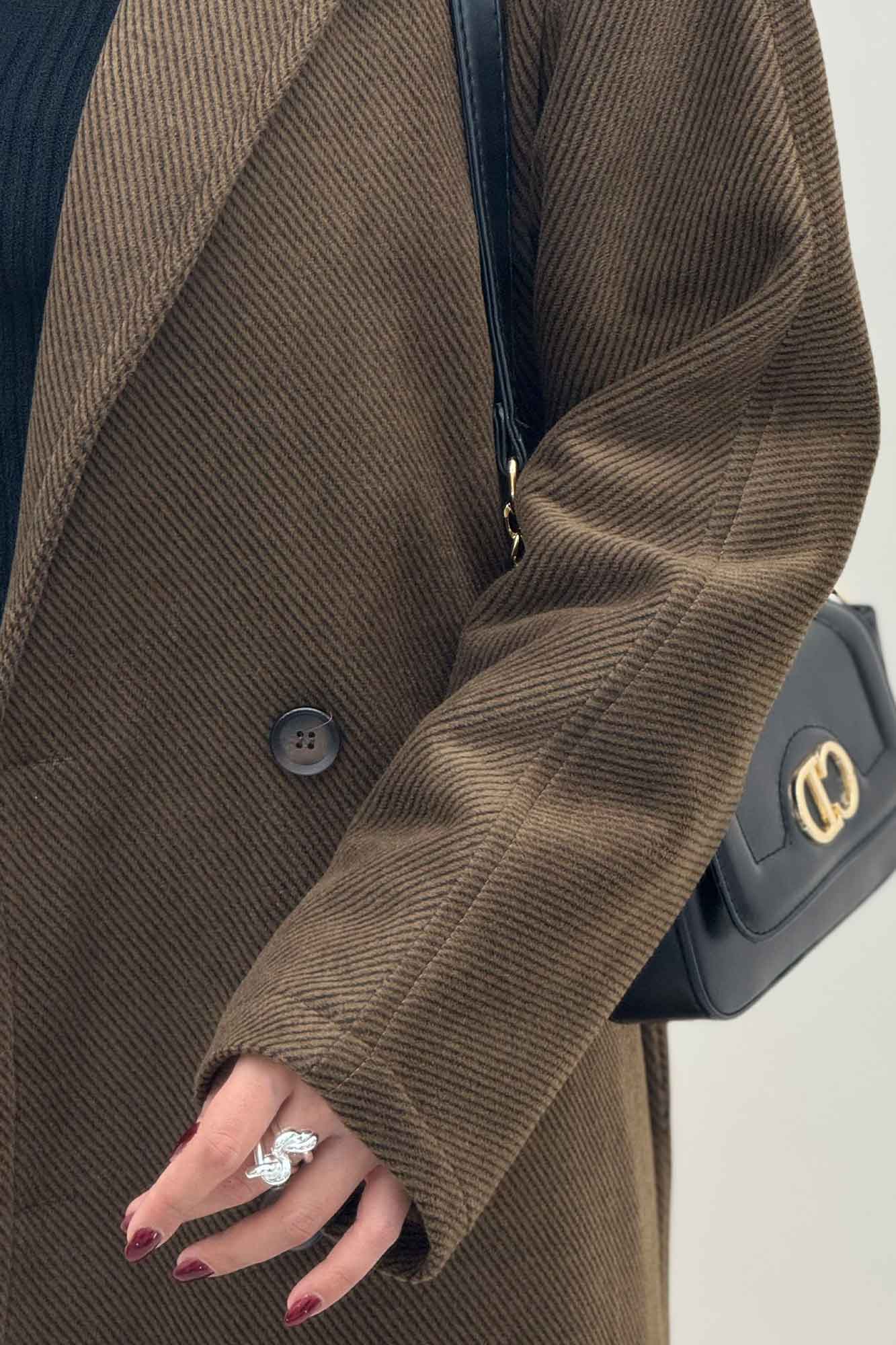 پالتو فوتر کجراه آستردار VERDA