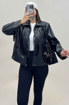 کت چرم سرخپوستی