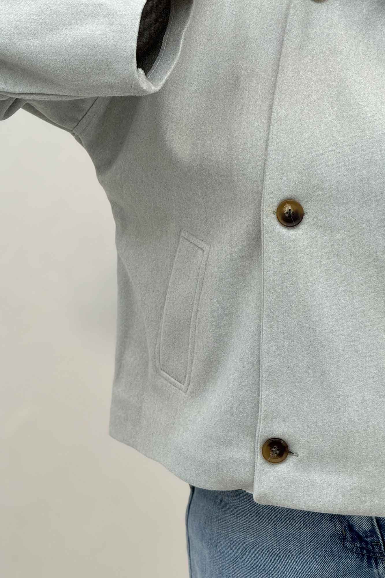 کت فوتر یقه ایستاده 