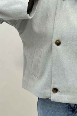 کت فوتر یقه ایستاده 