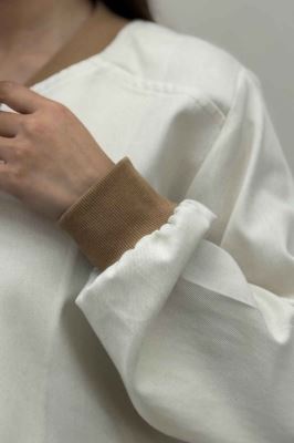 بامبر جکت زیپدار کتان کاپرا