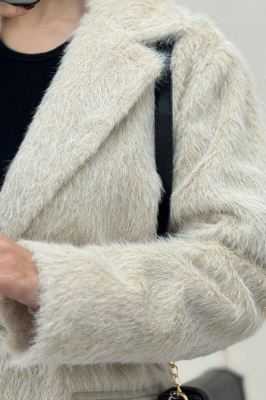 پالتو خزشاین آستردار کمربنددار