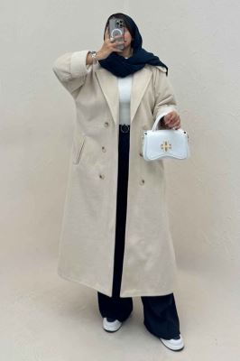 پالتو فوتر کجراه مج پاکتی آستردار 