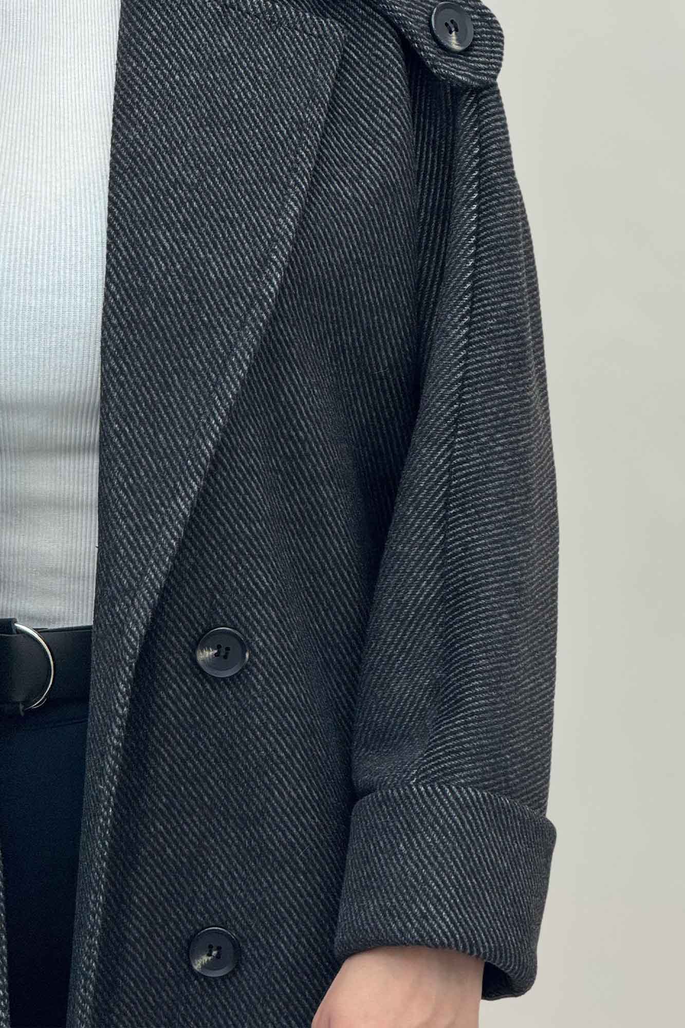 پالتو فوتر کجراه مج پاکتی آستردار 