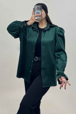 شومیز ساتن آستین کش یلدایی