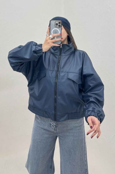 کت چرم پایین کش کد 470