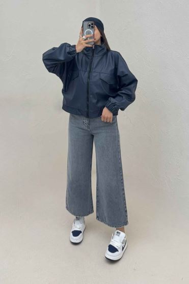 کت چرم پایین کش کد 470