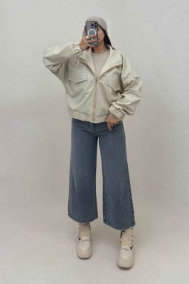 کت چرم پایین کش کد 470