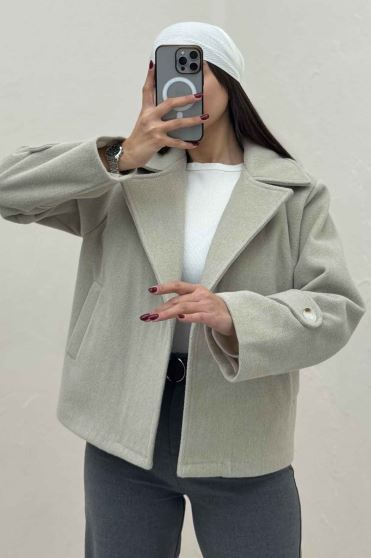 کت فوتر کشمیر یقه انگلیسی آستردار