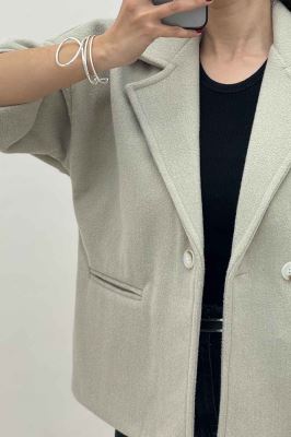 کت فوتر کشمیر آستردار دو دکمه 