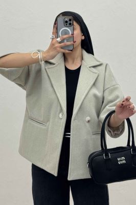 کت فوتر کشمیر آستردار دو دکمه 