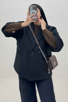 کت فوتر کشمیر آستردار دو دکمه 