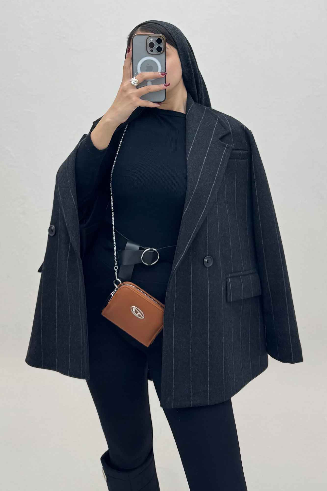 کت فوتر دیپلمات سه جیب آستردار 