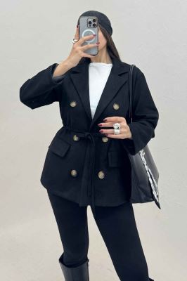 کت جیر آستردار شش دکمه