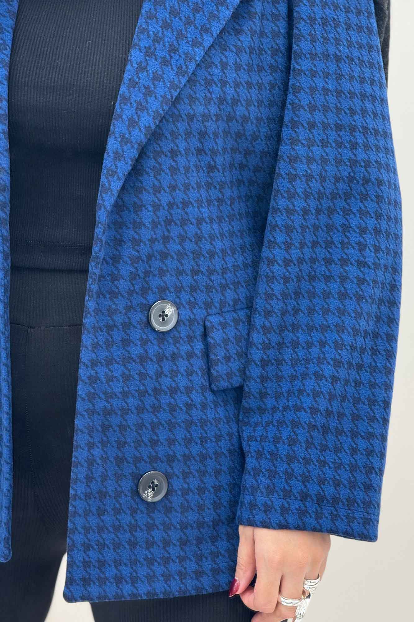 کت پیردوپل یقه انگلیسی آستردار