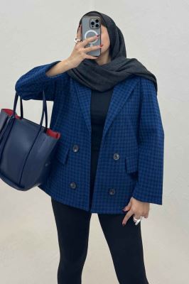 کت پیردوپل یقه انگلیسی آستردار