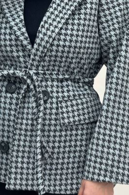 کت پیردوپل یقه انگلیسی آستردار