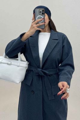 پالتو فوتر بلند پیردوپل ریز آستردار