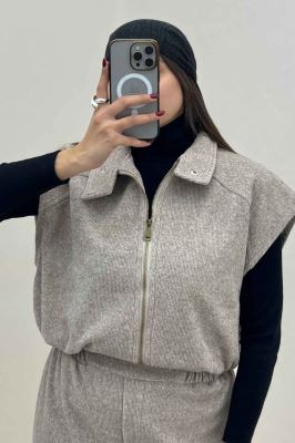 ست وست و شلوار کبریتی اویشو آستردار