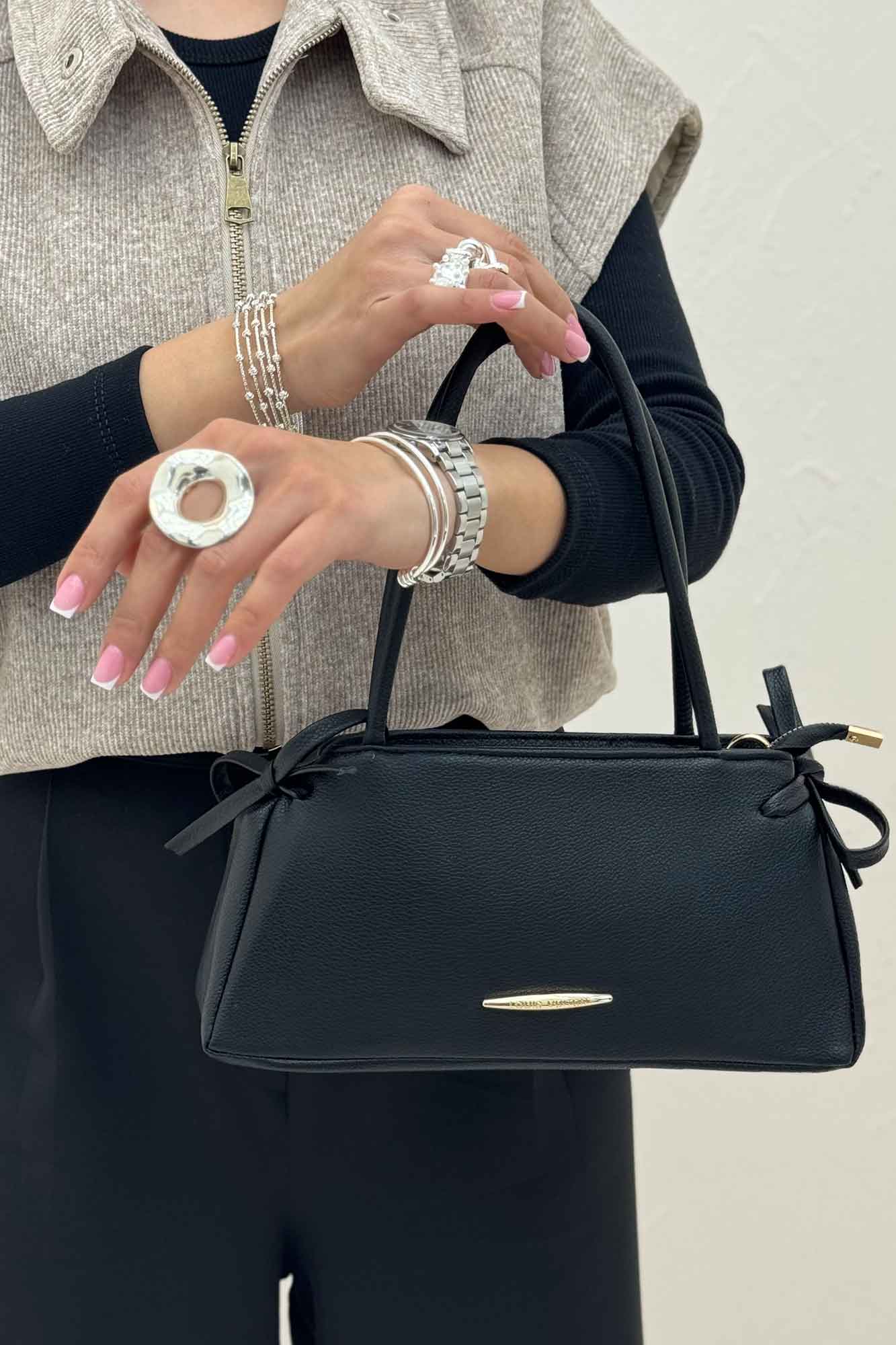 کیف دخترانه بغل گره ای 1933