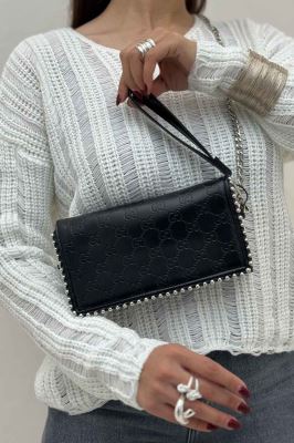 کیف پاسپورتی سه خانه دور مروارید 4295