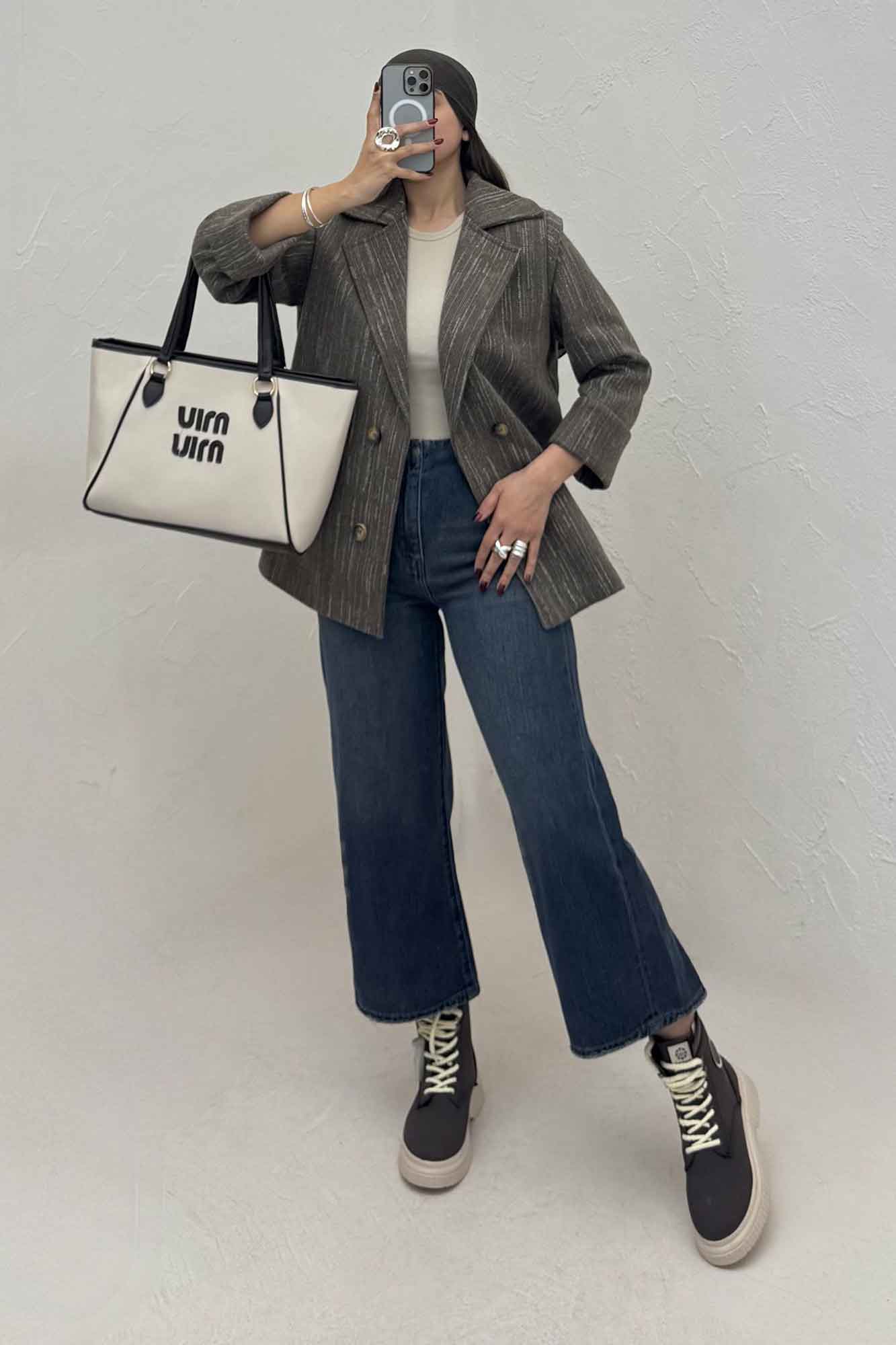 کت فوتز خط چین آستردار مچ پاکتی