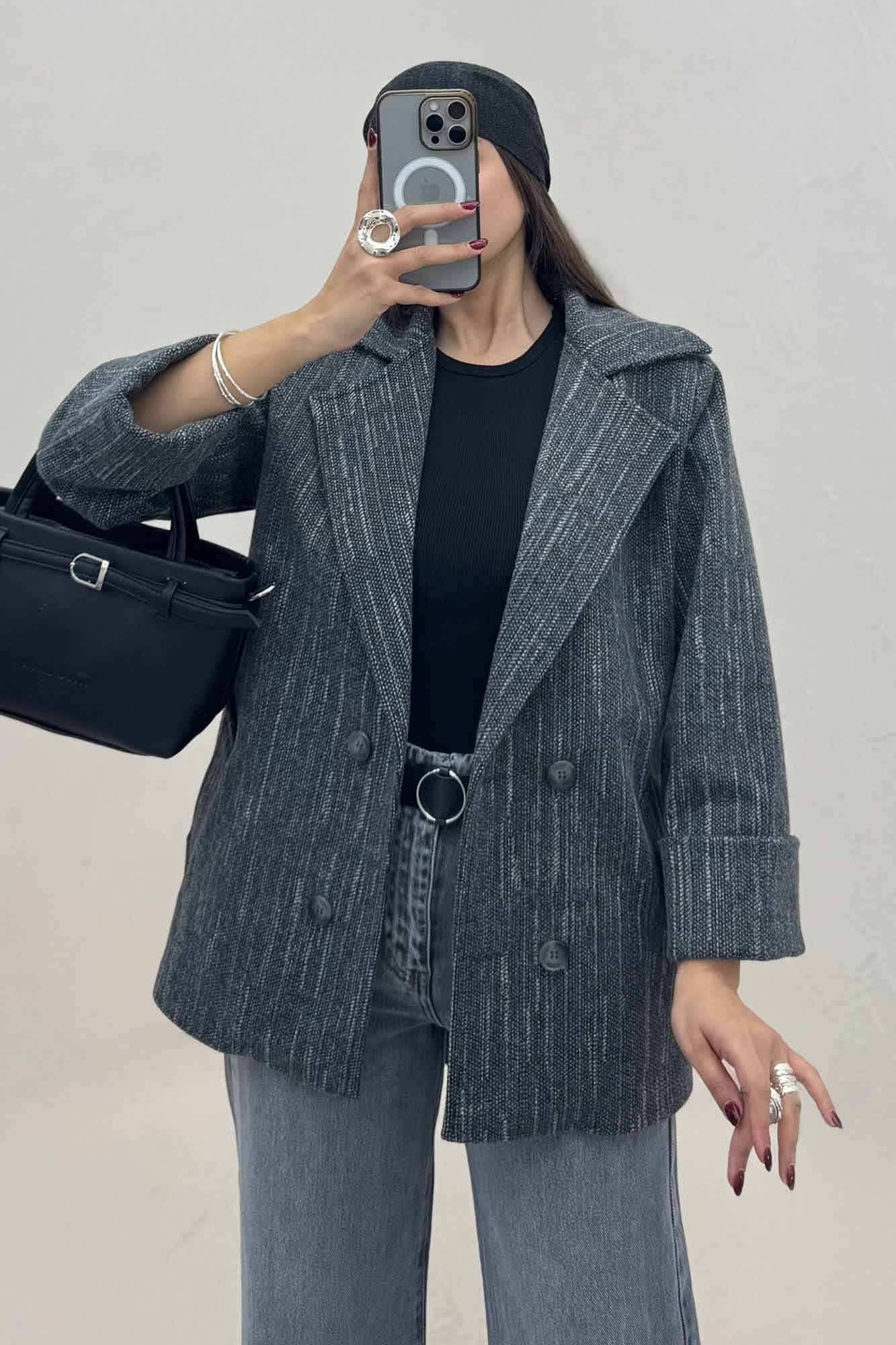 کت فوتز خط چین آستردار مچ پاکتی