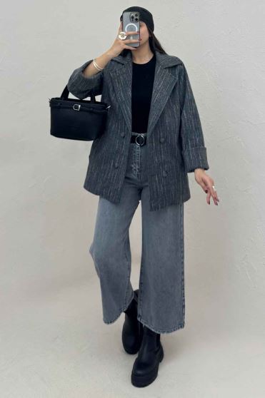 کت فوتز خط چین آستردار مچ پاکتی