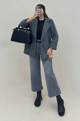 کت فوتز خط چین آستردار مچ پاکتی