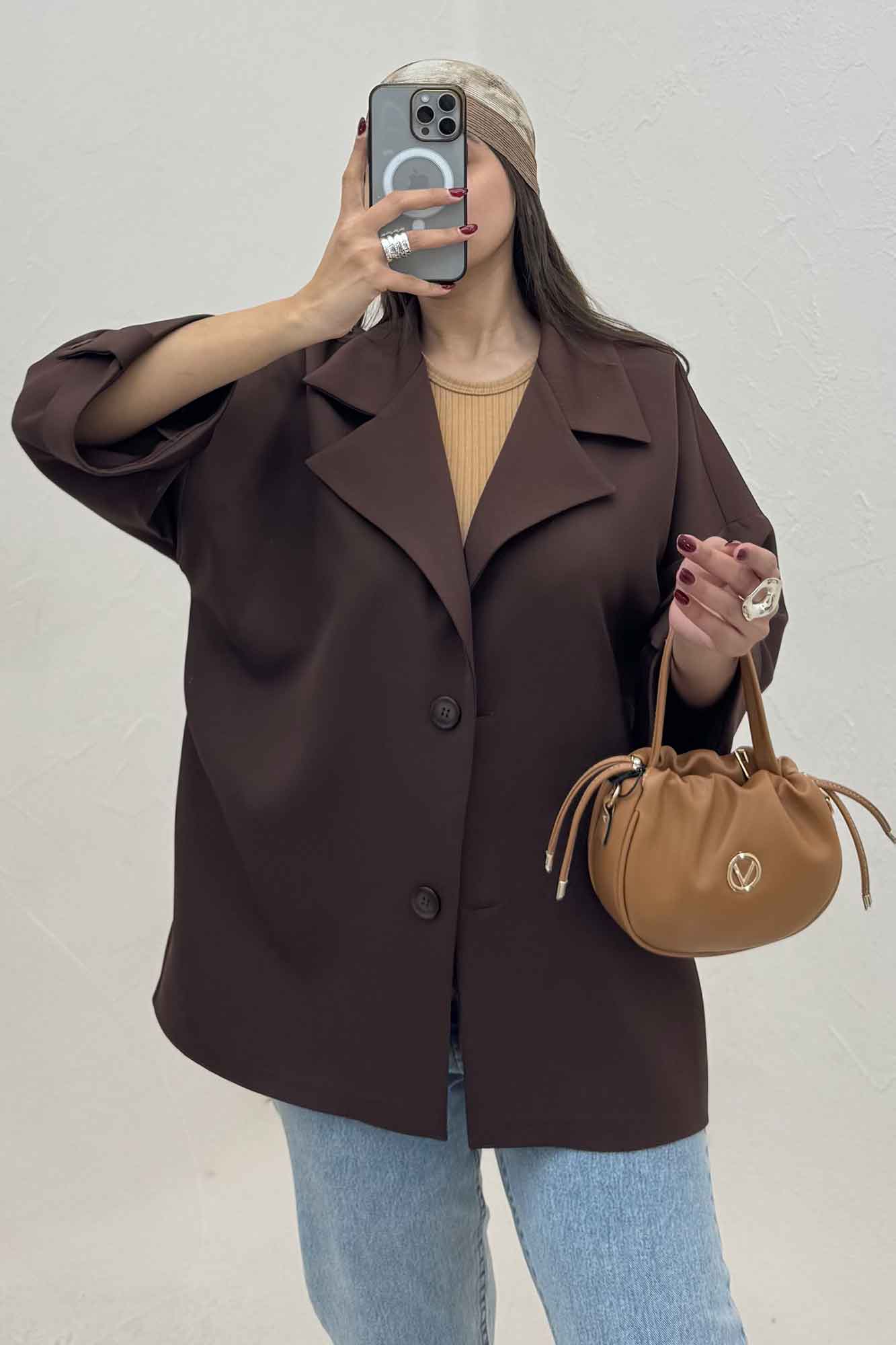 کت مازراتی دو دکمه عمودی آستین پاگن