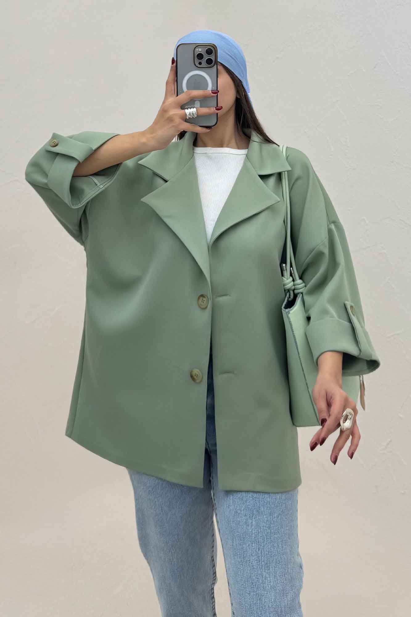 کت مازراتی دو دکمه عمودی آستین پاگن